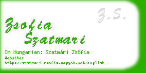 zsofia szatmari business card